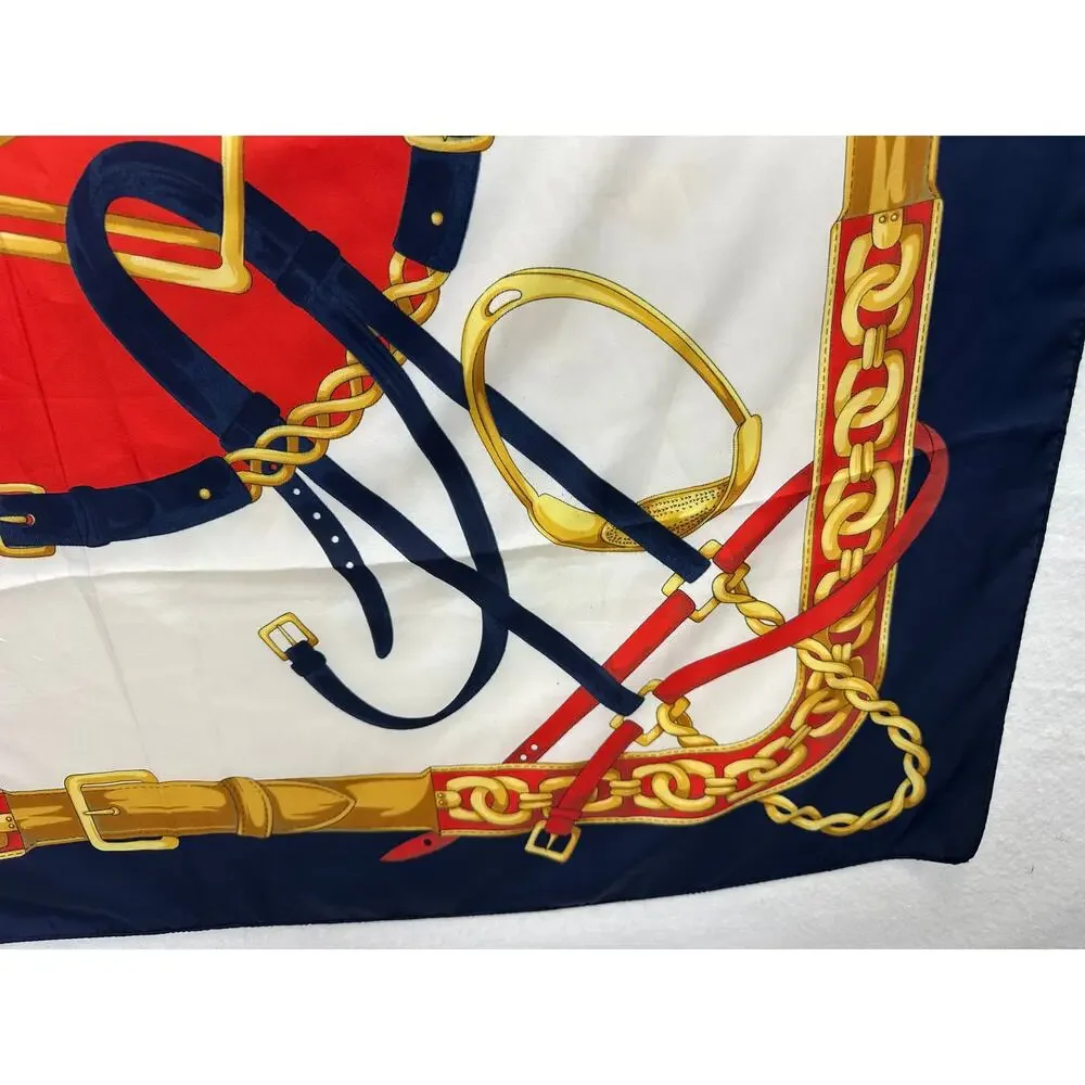 Large Square 100% Silk Scarf 34.5